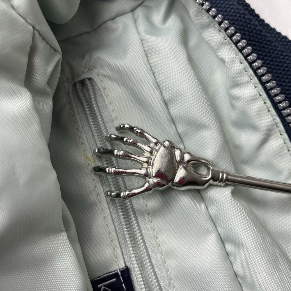 Kipling Gabbie Blue Eye Print Travel Crossbody Bag Purse Multi Pocket Monkey - Picture 14 of 14